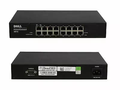 Dell PowerConnect 2816 16 Port Ethernet Managed Switch 0C833K